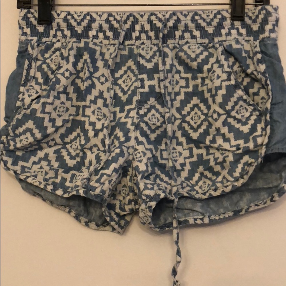 Aztec print shorts